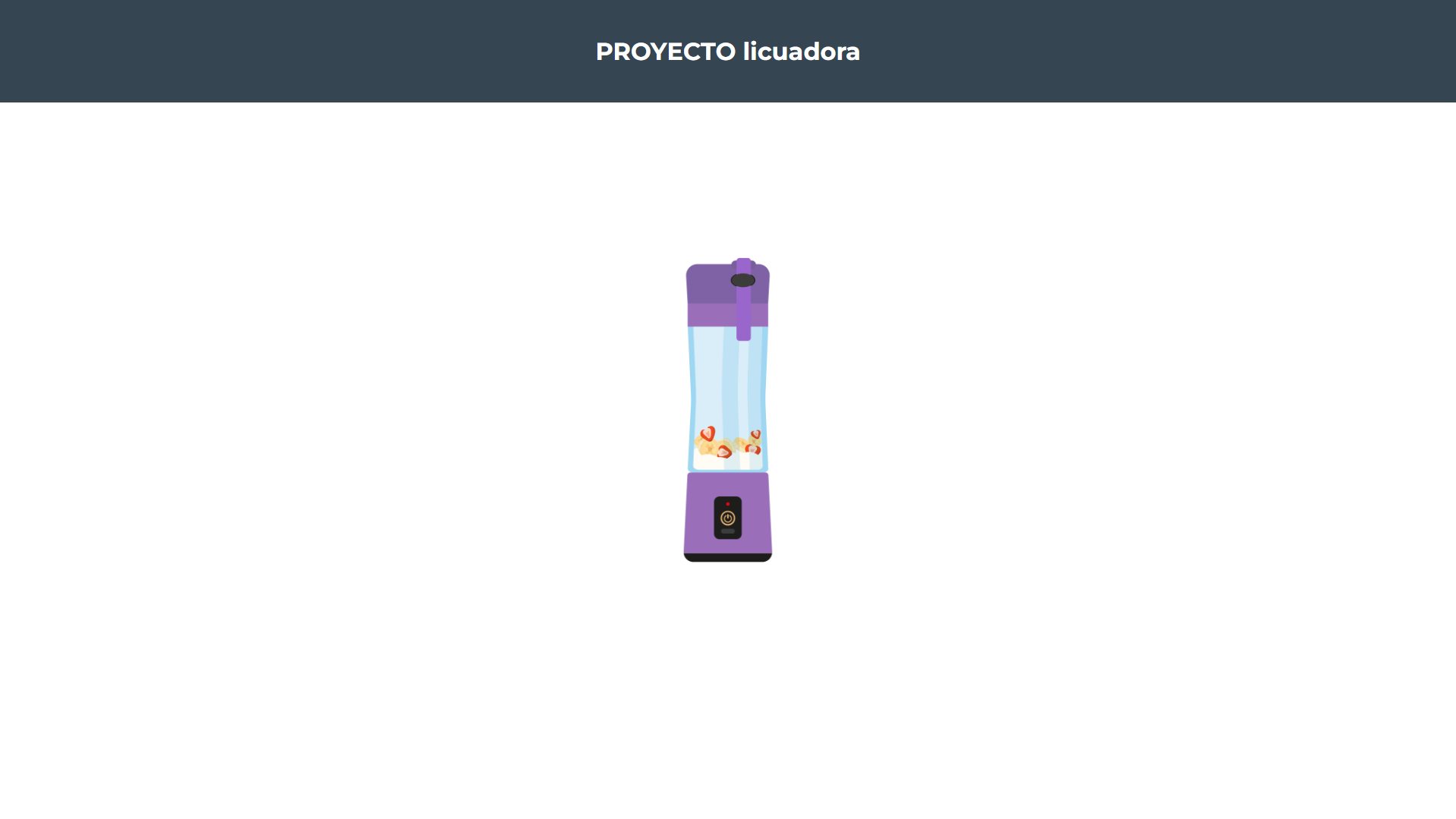 proyecto licuadora